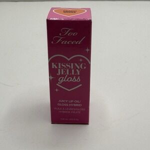 Too Faced Kissing Jelly Gloss Peach Rings Lip Oil 0.15 oz 4.5mL New